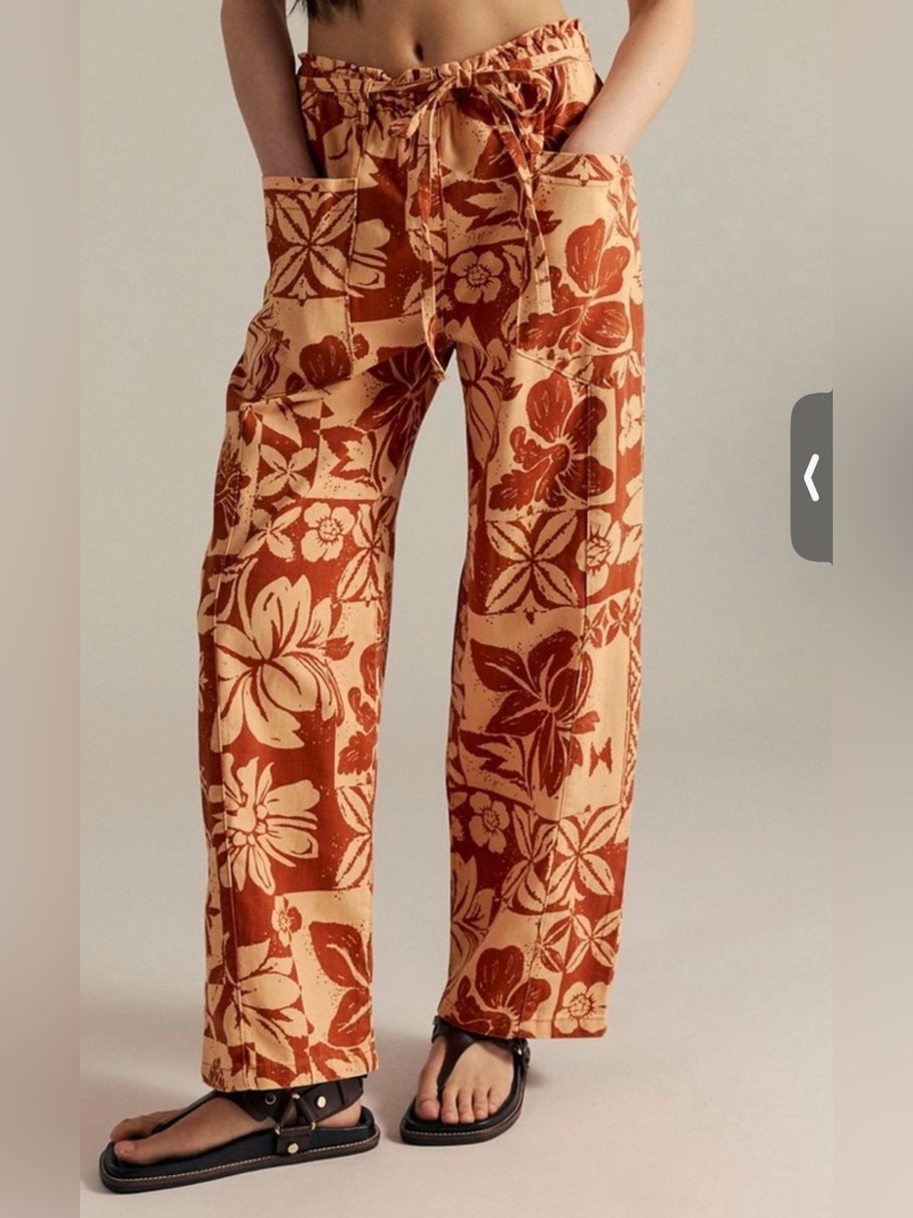 Free People We The Free Mirage Printed Pull-On Jeans NWT Medium - Picture 1 of 3